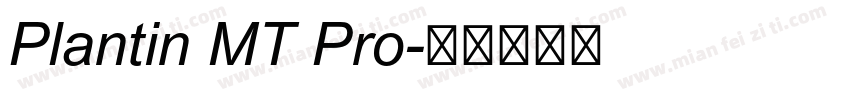 Plantin MT Pro字体转换